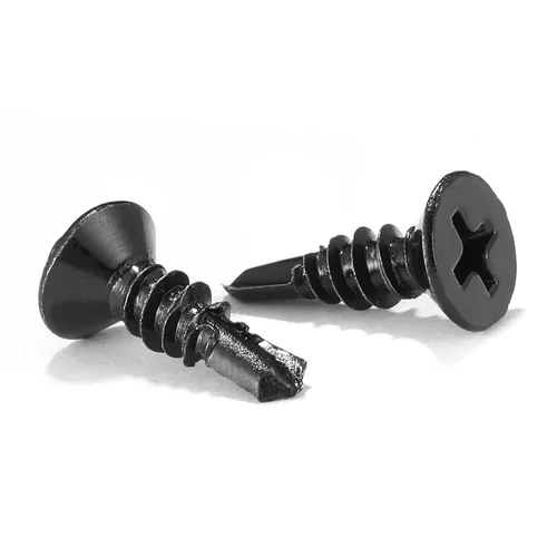 Miniatura 14 de Tornillos de chapa metálica #8 x 3/4 pulgadas, 100 unidades de acero inoxidable 410 tornillos autorroscantes rápidos de acero inoxidable 410