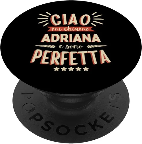 Miniatura 6 de Adriana Idea Regalo Personalizzata Amica Nome Divertente PopSockets MagSafe PopGrip for iPhone