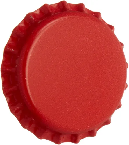 Tapas tipo corona para botella de cerveza, impide el paso del oxígeno, para cerveza artesanal, 144 unidades, Rojo, 144