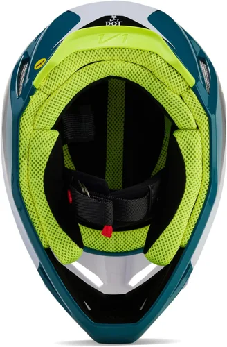 Miniatura 5 de Fox Racing Casco unisex para motocross V1, azul Maui, XXL