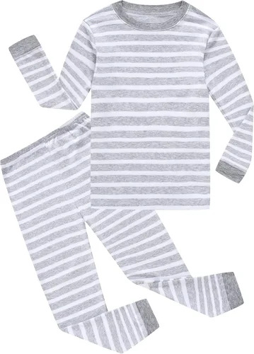 Miniatura 26 de Family Feeling - Pijamas para niños y niños pequeños, conjunto de pijamas de 2 piezas, ropa para dormir de 100 % algodón
