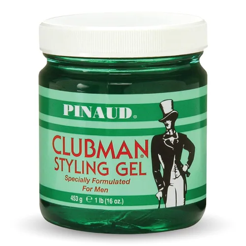 Miniatura 6 de Clubman Pinaud Gel para peinar el cabello, gel para el cabello difícil de sostener y de alto brillo para hombres, fórmula sin alcohol, aseo
