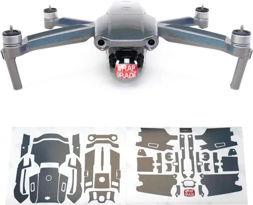 Miniatura 5 de Wrapgrade Unidad Principal Skin Compatible con DJI Mavic Air 2 (Titanio)