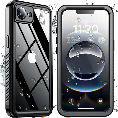 Miniatura 45 de SPIDERCASE Solo diseñada para el iPhone 13 Pro Max, funda impermeable, lente incorporada y protector de pantalla, protección completa de alta