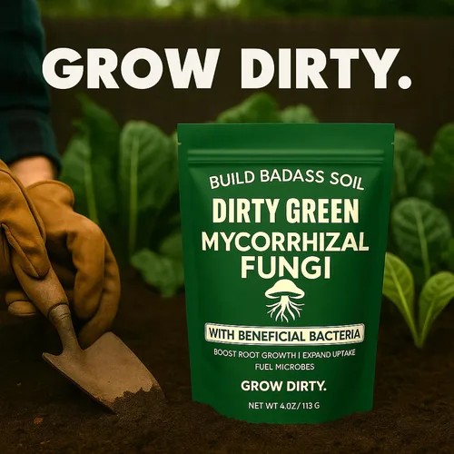 Miniatura 8 de Dirty Green Inoculante de hongos micorrícicos y bacterias beneficiosas de mezcla de microbios – 4 onzas en polvo, 1000 esporas/g, potenciador