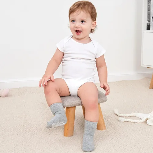 Miniatura 9 de Zaples - Calcetines con suela antideslizante y altura media para bebés, niños y niñas Surtido 12