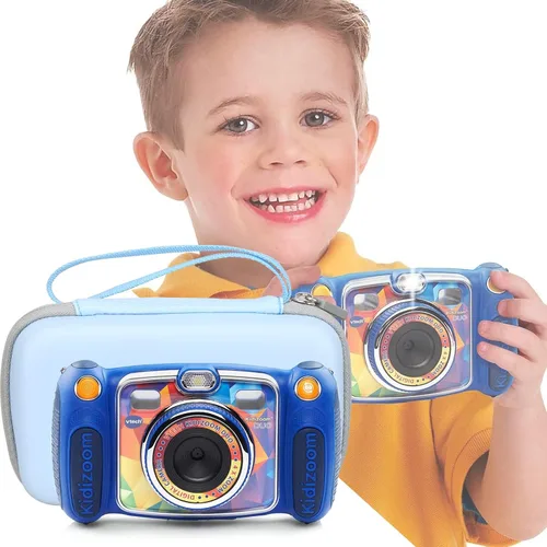 Miniatura 7 de Mchoi Funda rígida adecuada para cámara VTech Kidizoom Duo/Duo DX/Duo Deluxe/Twist/Pix/Pix Plus Selfie, impermeable, a prueba de golpes, para niños