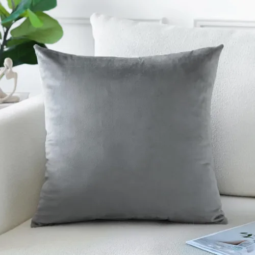 Miniatura 25 de Artscope Fundas de Almohada de Terciopelo de Lujo Súper Suaves Decorativas Cuadradas Fundas de Cojín para Sofá Sillón Dormitorio Decoración