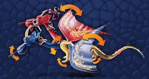 Miniatura 5 de Dragones de Playmobil Nine Realms: Wu, Wei y Jun