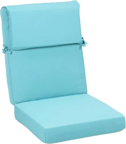 Miniatura 14 de BPS Cojín para silla mecedora de 20 x 20 pulgadas, resistente a la decoloración y al agua, cojines para sillas de patio con funda extraíble