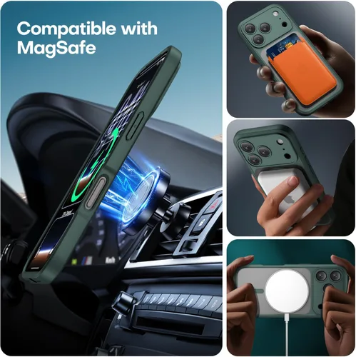 Miniatura 6 de ImpactStrong Protector Magnético Diseñado para Funda iPhone 17 Pro Max [Protección de Cámara] [Prueba de Caídas de Grado Militar]