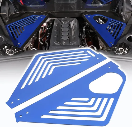 Miniatura 14 de Cubierta de panel de bahía de motor compatible con Chevrolet Corvette C8 2020-2023, cubiertas traseras de aleación de aluminio para motor izquierda