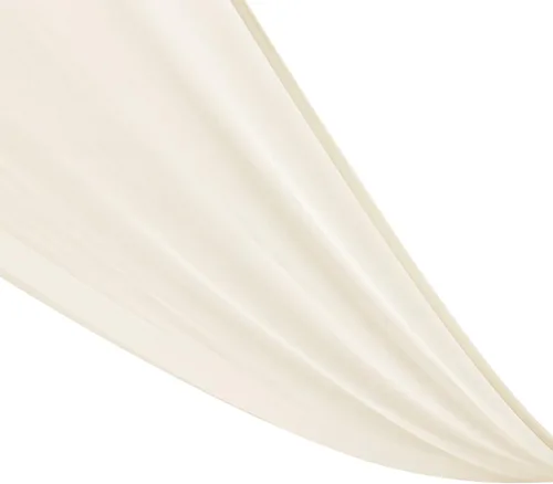 Miniatura 5 de DYRABREST Cortinas de techo de gasa para bodas, 6 paneles de 5 x 20 pies de largo, tela traslúcida de gasa beige para salas de recepción