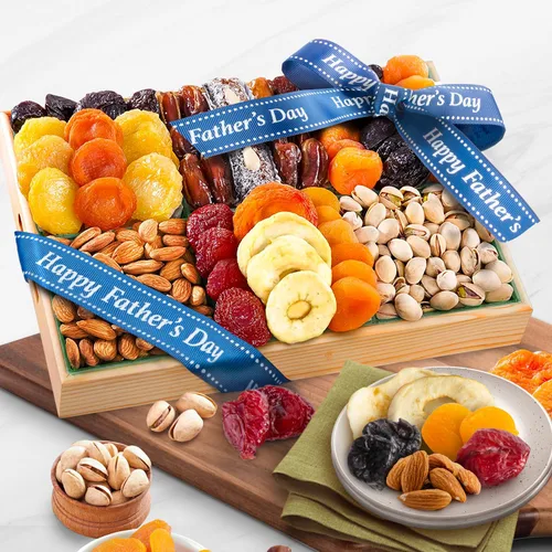 Miniatura 2 de Caja de regalo con bandeja de aperitivos y nueces para el Día del Padre Crunch 'n Munch