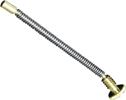Miniatura 2 de BODYA 2 piezas de resorte de tornillo de pedernales para encendedor con placa base para encendedores de repuesto kit de reparación accesorios