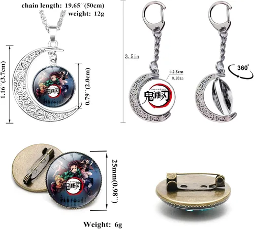 Miniatura 4 de Anime Demonio Slayer Cartera de cuero hombres y mujeres historieta cómics corto cartera monedero bolsillo tarjeta caso
