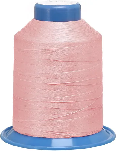 Miniatura 12 de uxcell Hilo de coser de poliéster extrafuerte de 1312 yardas, hilo de tapicería de 210D/0.013 in para costuras manuales y a máquina (azul)