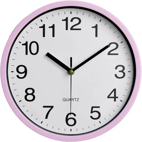 Miniatura 9 de Large Wall Clock, 10 Inch Silent Non-Ticking Quartz Battery Operated Black Wall Clock,Classic Round Living Room Clocks Wall for Kitchen Office Home
