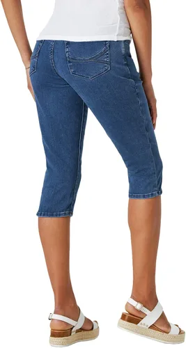 Miniatura 2 de Riders by Lee Indigo Capri de mezclilla ultra suave para mujer