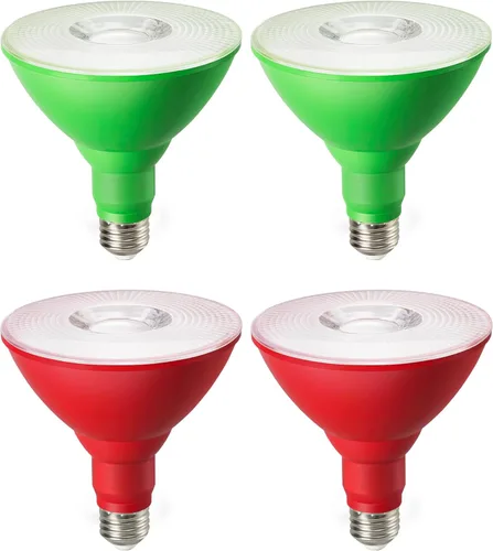 Miniatura 20 de EDISHINE PAR38 Bombillas LED de inundación para exteriores, paquete de 2 unidades, equivalente a 120 W, regulable, impermeable, bombilla LED