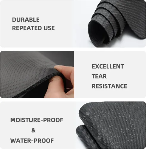 Miniatura 6 de Alfombrilla para caminadora, alfombrilla para bicicleta compatible con bicicleta Peloton, caminadora elíptica, almohadilla plegable