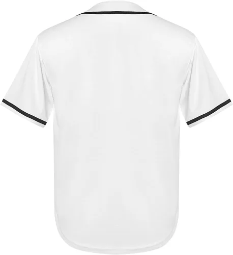 Miniatura 43 de Phoneutrix Camiseta de béisbol en blanco para jóvenes, camisetas de manga corta para niños, uniformes deportivos
