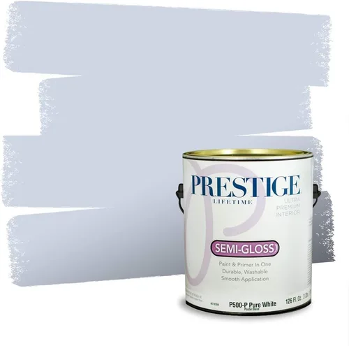 Miniatura 964 de Pintura Exterior + imprimación PRESTIGE, todo-en-uno, 1 galón, acabado mate, color comparable al Valspar* Royal Gray* VS151-Gris real