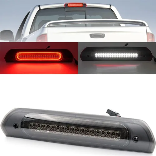 Para RAM 1500, tercera luz de freno de repuesto para 2002-2009 D0dge RAM 1500 2500 3500 Pickup Lente ahumada LED roja 3ª luz de freno estroboscópica