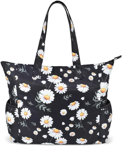 Miniatura 28 de CLOUDMUSIC Bolsa de hombro para enfermeras, profesores, trabajo, gimnasio, viajes, playa, mujeres, con gran capacidad, impermeable