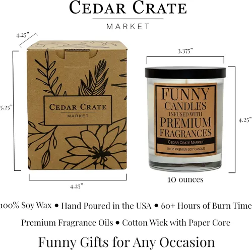 Miniatura 3 de Regalos de velas perfumadas para compañeros de trabajo Rude that You're Leaving Me But OK Congrats on Your New Job Regalos divertidos para dejar