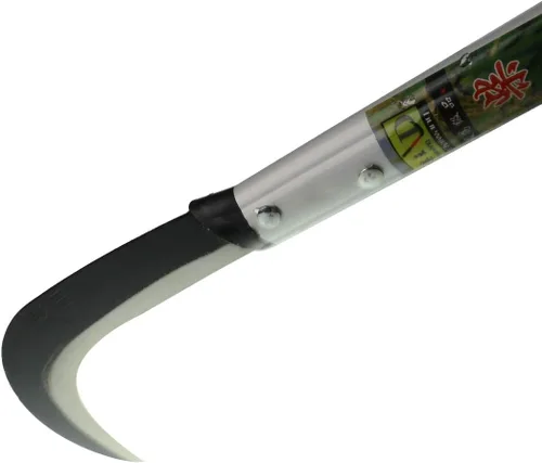 Miniatura 2 de Cuchillo machete de hoz con mango de aluminio, hoja de acero al carbono, para granja, ramas, vides, hoz de deshierbe