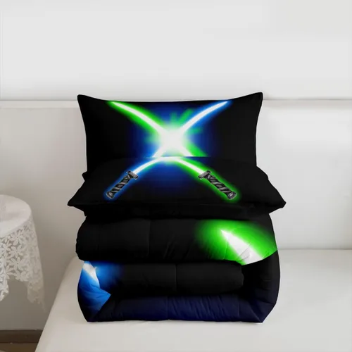 Miniatura 3 de Feelyou, juego de ropa de cama estilo vaquero tamaño individual para niños, juego de edredón occidental para niños y niñas, desierto del lejano