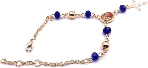 Miniatura 5 de Pulsera Rosario Pequeño Colgante Virgen de Guadalupe y Crucifijo