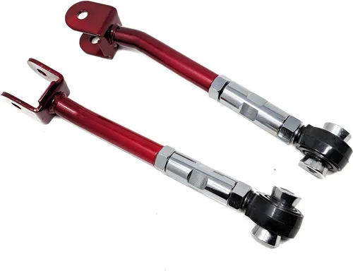 Godspeed AK-028-B Brazos curvados traseros ajustables con rodamientos esféricos, juego de 2, compatibles con Infiniti G35 Sedan 2003-06 / G35 Coupe