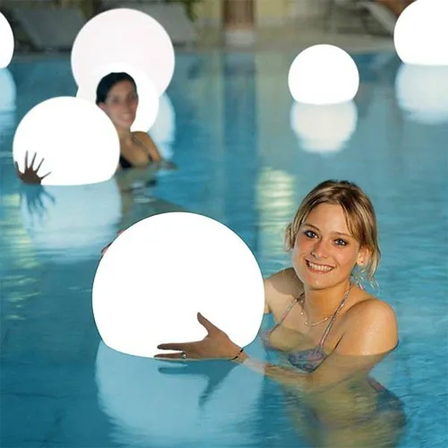 Miniatura 3 de Modern Home Esfera LED flotante de lujo con control remoto infrarrojo (24")