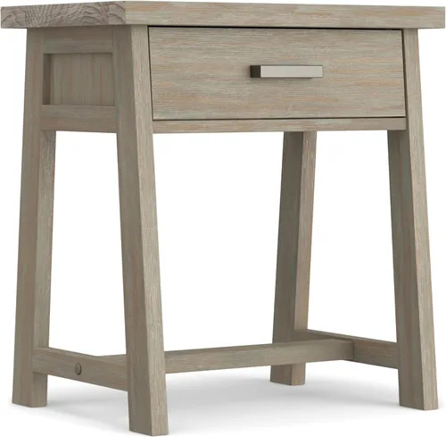 Miniatura 26 de Simpli Home - Sawhorse - Mesa de centro, color castaño oscuro., Pino, Distressed Grey