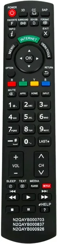 Nuevo N2QAYB000703 Control remoto para Panasonic Viera TV TC-L42ET5 TC-L47ET5 TC-L55ET5 TC-P55VT50 TC-P65VT50 TC-L47DT50 TC-L47WT50 TC-L55WT50
