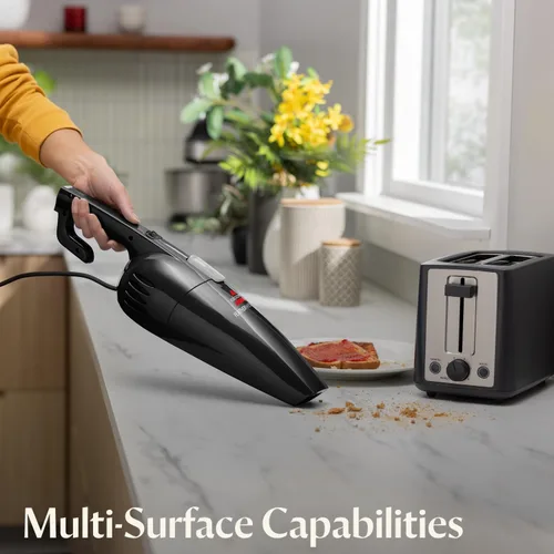 Miniatura 6 de Bissell 2033M - Escoba eléctrica sin bolsa para suelos duros y alfombras, color negro