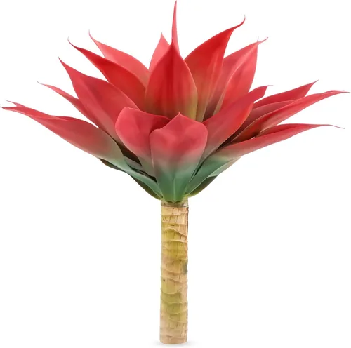 Miniatura 24 de Velener Plantas artificiales de agave falsas, Plantas suculentas falsas para decoración de habitaciones, tallos de plantas de agave sintético sin