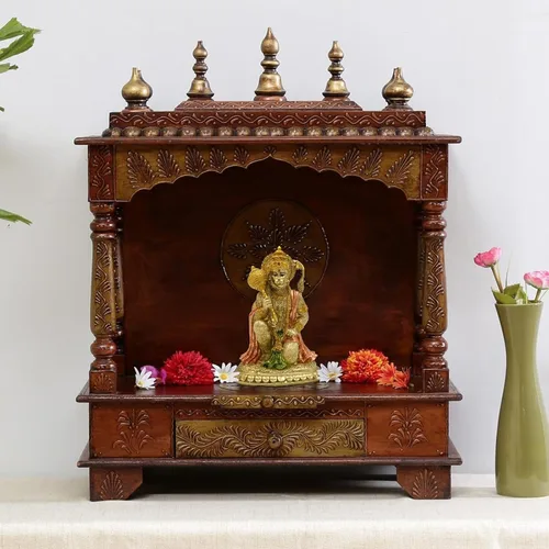 Miniatura 5 de alikiki Estatua hindú Ramayana Hanuman - 6.1 pulgadas de alto, estatua de dios indio hinduismo, devoto, señor Rama, santuario, altar, decoración