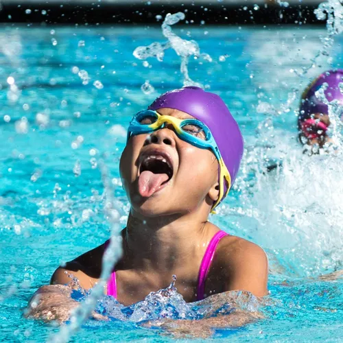 Miniatura 7 de A3 Flex Youth Swim Goggles 3-10 Leak-Free & Comfortable Kids Swim Goggles Easy Adjust Split Head Straps Aqua/Amarillo