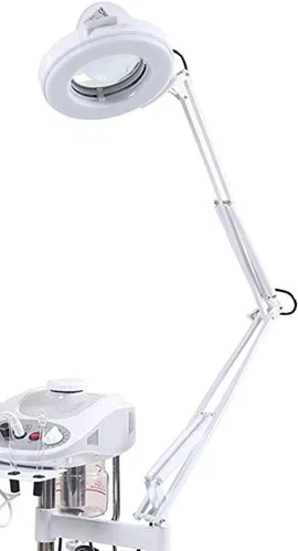Miniatura 6 de Funnylife Vaporizador facial de aromaterapia 3 en 1, lámpara LED de aumento 5X, máquina de alta frecuencia,Equipo de belleza de spa de salón