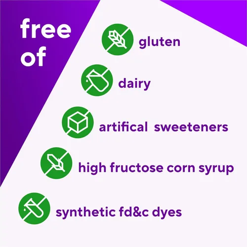 Miniatura 5 de vitafusion Vitaminas gomosas de biotina extra fuertes, sabor a bayas, 5,000 mcg de vitaminas de biotina, marca de vitaminas gomosas número 1