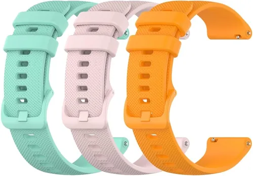Miniatura 20 de Compatible con correas de reloj Garmin de silicona, bandas Vivoactive 5/3 de 0.787 in, correas Venu 3/2, correas de reloj Venu 2S/2S de 0.709 in