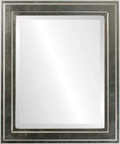 Miniatura 23 de OVALCREST Espejo de pared biselado rectangular para decoración del hogar, estilo Wright - Oro champán - Dimensiones exteriores de 16 x 20 pulgadas