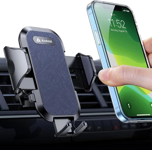 Miniatura 10 de andobil 2026 Soporte para teléfono de coche mejorado para ranura, clip de metal resistente militar para ventilación de teléfono para su automóvil