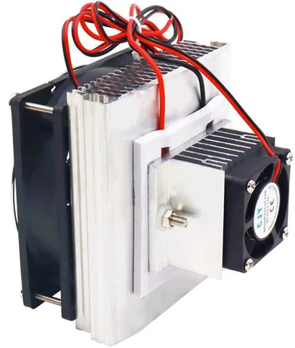 Mini aire acondicionado DC 12V DIY Termoeléctrico Peltier Refrigeración Sistema de refrigeración Disipador de calor Módulo de conducción