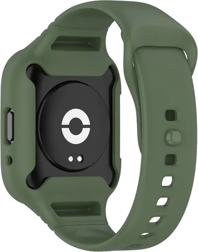 Miniatura 2 de Compatible con Redmi Watch 3 Active/Watch 3 Lite correas con funda antigolpes, correa deportiva de repuesto ajustable de silicona para Redmi Watch 3