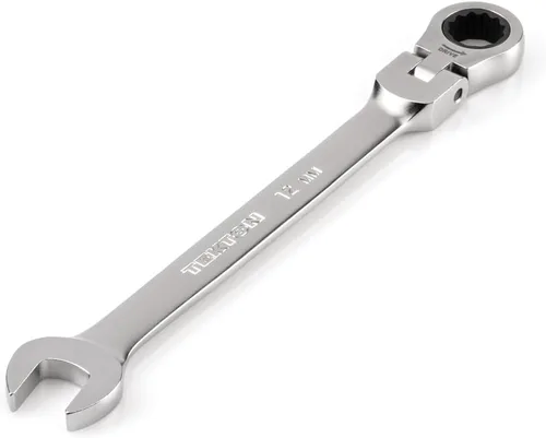 Miniatura 19 de TEKTON Llave combinada de trinquete de 12 puntos con cabezal flexible de 7 mm (0.276 in) WRC26407