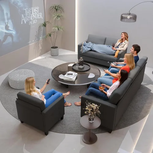 Miniatura 9 de STHOUYN Cómodo sofá biplaza pequeño, sofá biplaza pequeño, sofá biplaza pequeño, sofás modernos de mediados de siglo, sala de estar, dormitorio